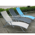 Suntime Garden Aluminum Patio Outdoor Textilene Chaise Lounge